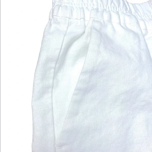 J Crew NWOT Linen/Cotton Scalloped Embroidered Eyelet Lace Boho Shorts s… - Picture 5 of 10